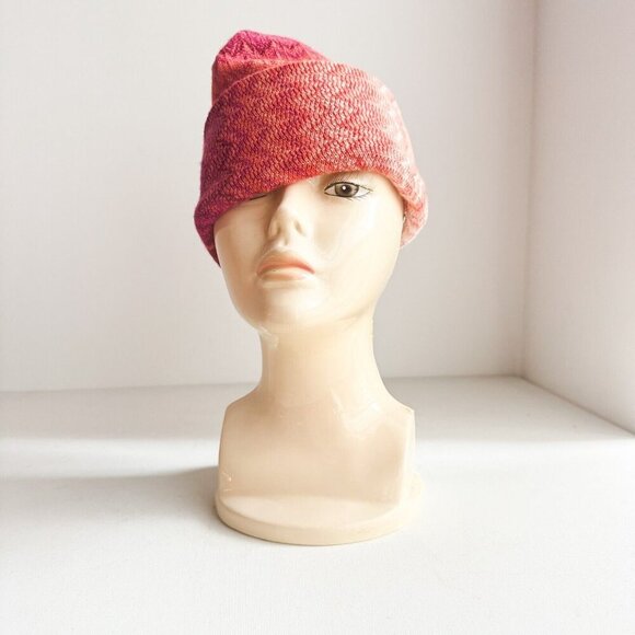 Missoni PInk Red Orange Wool Blend Hat OS - Picture 2 of 10